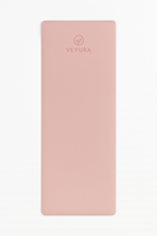 Veyura Dikke Yogamat Roze/Grijs TPE | Antislip & Duurzaam