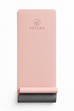 Veyura Dikke Yogamat Roze/Grijs TPE | Antislip & Duurzaam