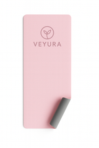 Veyura Dikke Yogamat Roze/Grijs TPE | Antislip & Duurzaam
