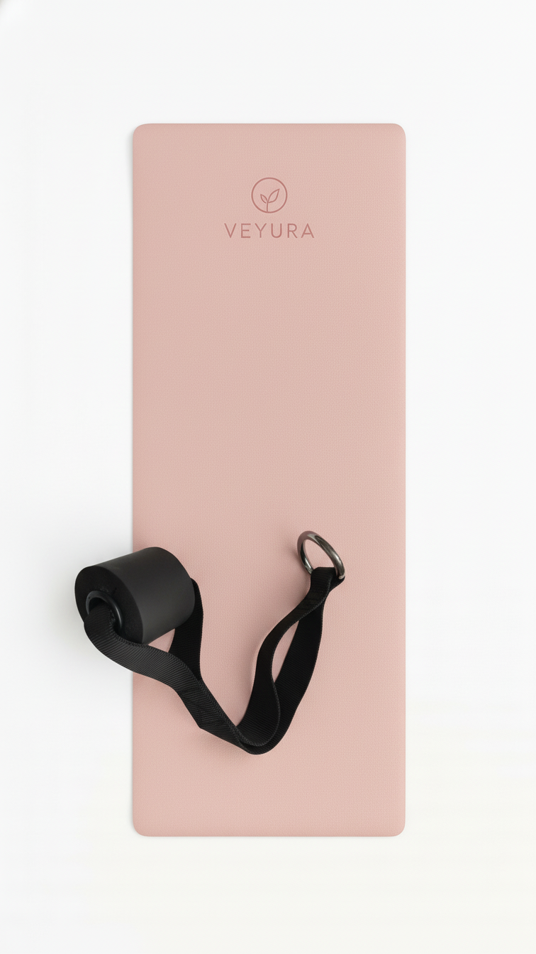 Veyura Yoga Set - Incl. eco yogamat en deuranker voor flexibiliteitstraining