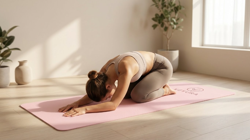 Veyura Yoga Set  – Incl. eco yogamat en draagriem